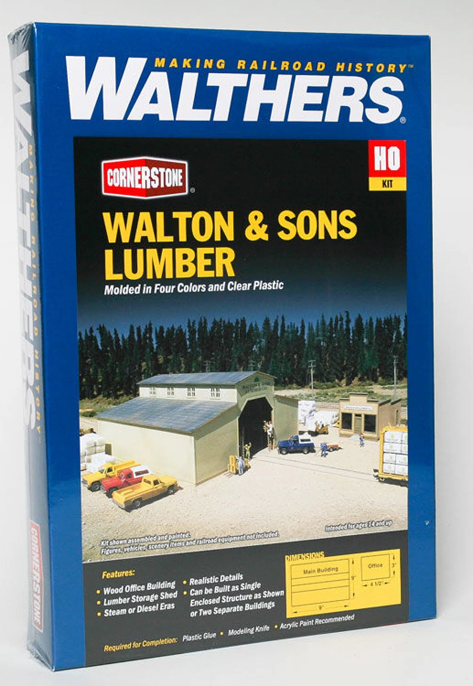 933-3057 Walton And Sons Lumber Company Main Building Kit - Image 2