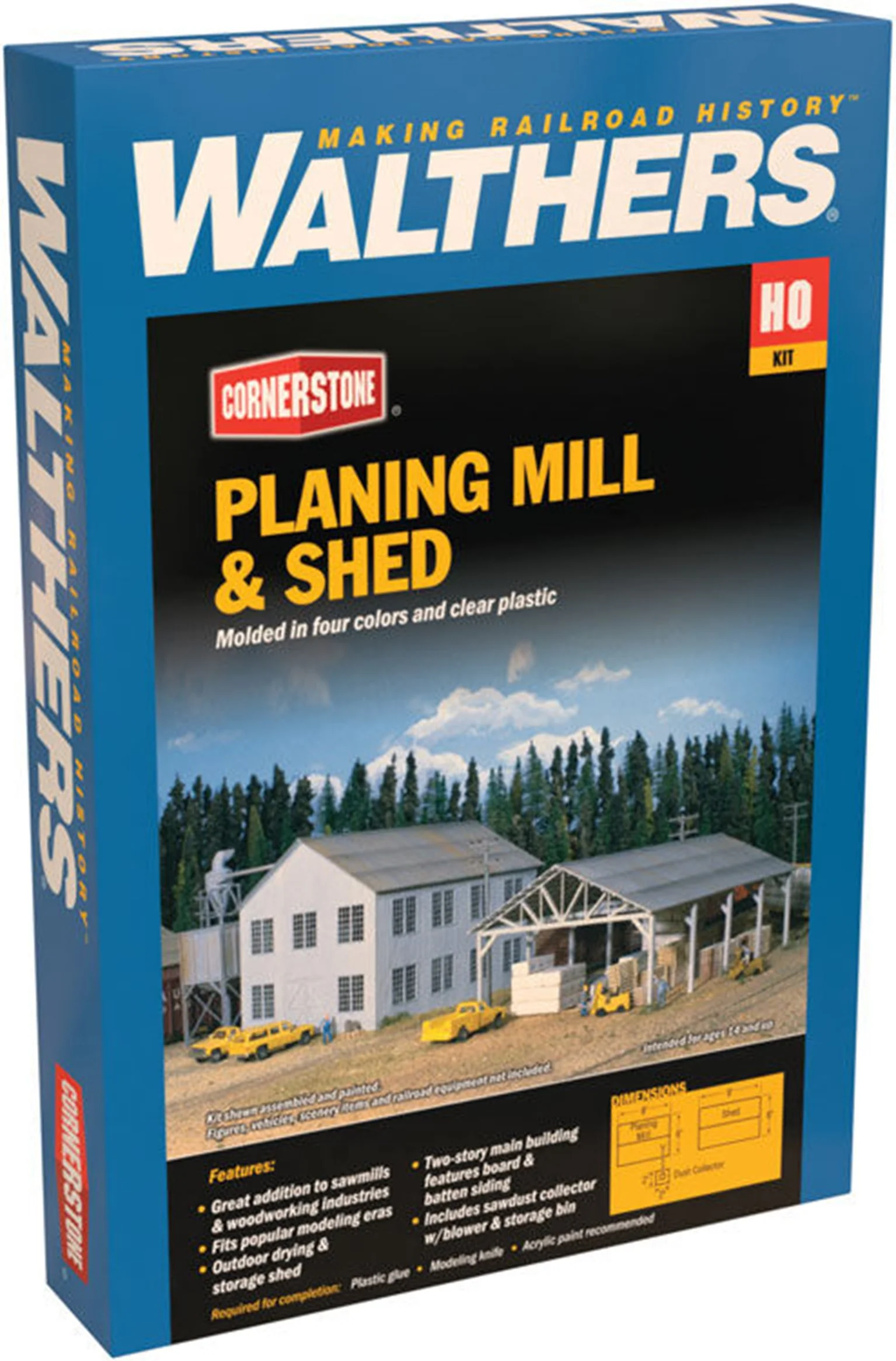 933-3059 Planing Mill And Shed Main Building Kit - Image 2