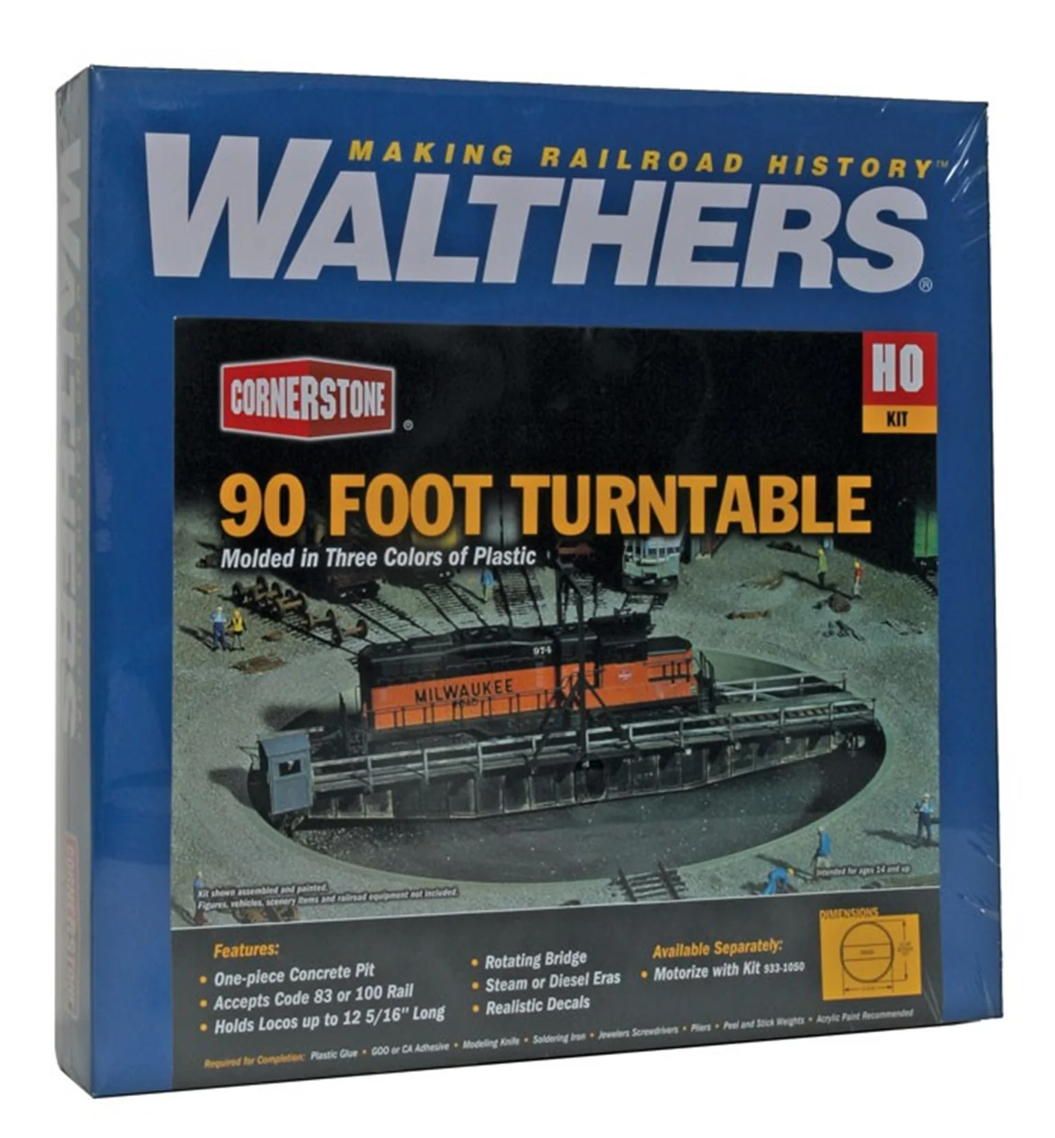 933-3171 90' Turntable (No Motor) Kit - Image 2