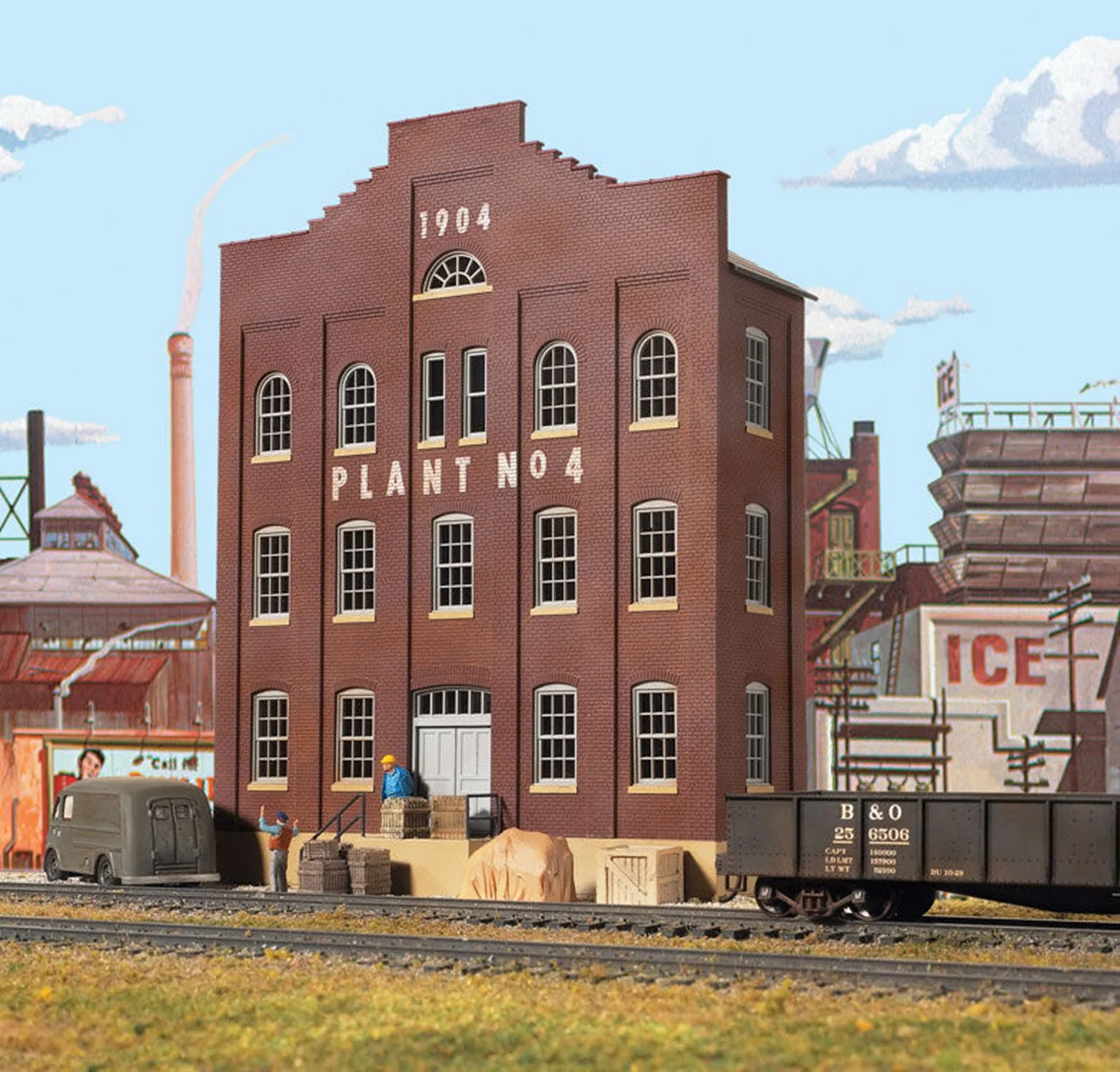 933-3183 Plant No.4 Background Building Kit