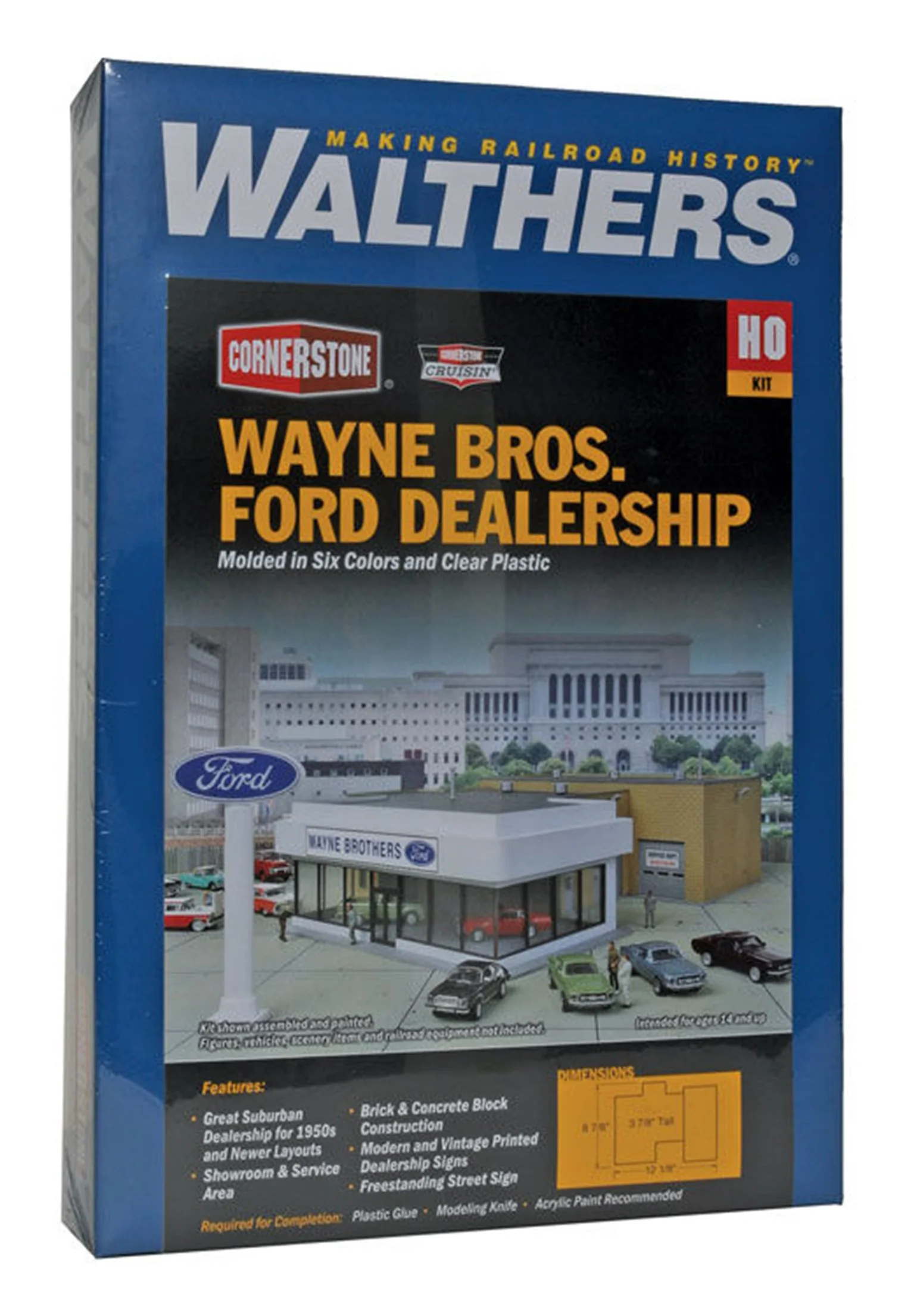 933-3483 Wayne Bros. Ford Dealership Kit - Image 4