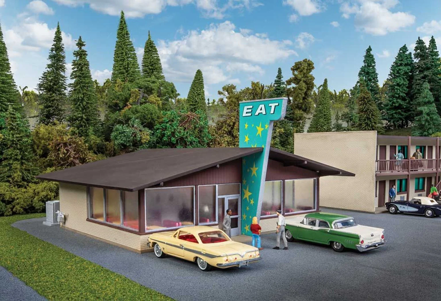 933-3489 Vintage Roadside Diner Kit