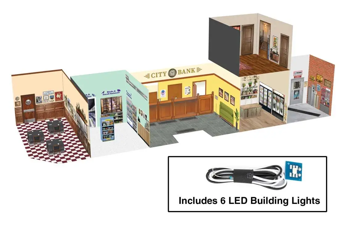 933-4700 Spaces Merchant's Row I Interior Model Kit