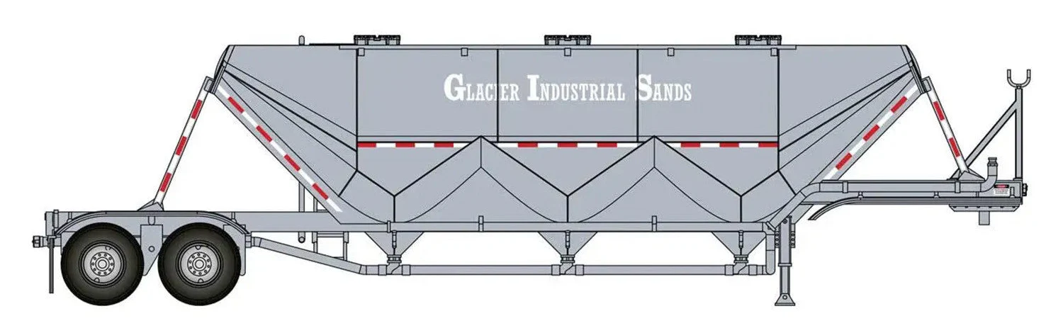949-2626 Transload Facility Dry Bulk Trailer Glacier Ind. Sands