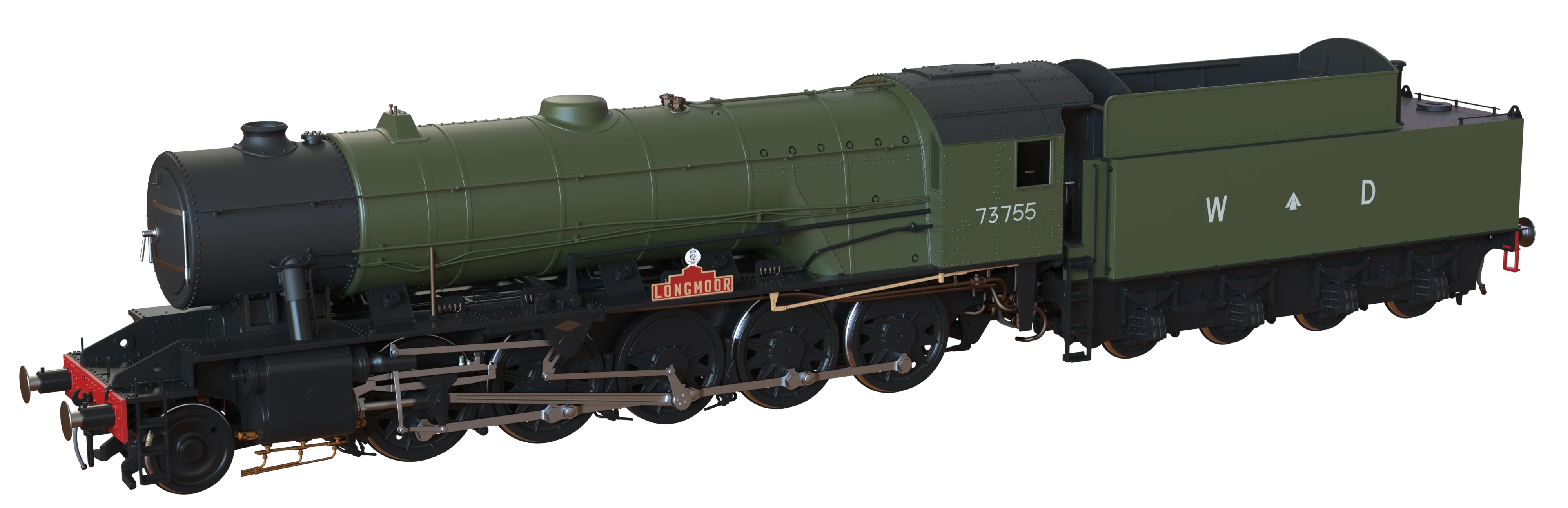 C1000Z WD Austerity 2-10-0 'Longmoor' War Department Green No.73755 Steam Locomotive - Image 3