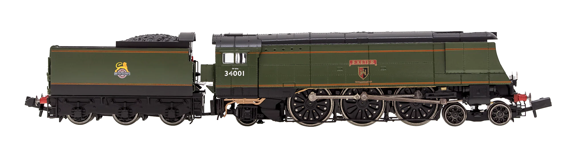 2S-034-006 West Country ‘Exeter’ 34001 BR Green Early Crest - Image 2