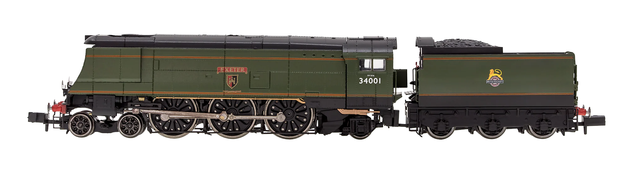 2S-034-006D West Country ‘Exeter’ 34001 BR Green Early Crest - DCC Fitted - Image 4