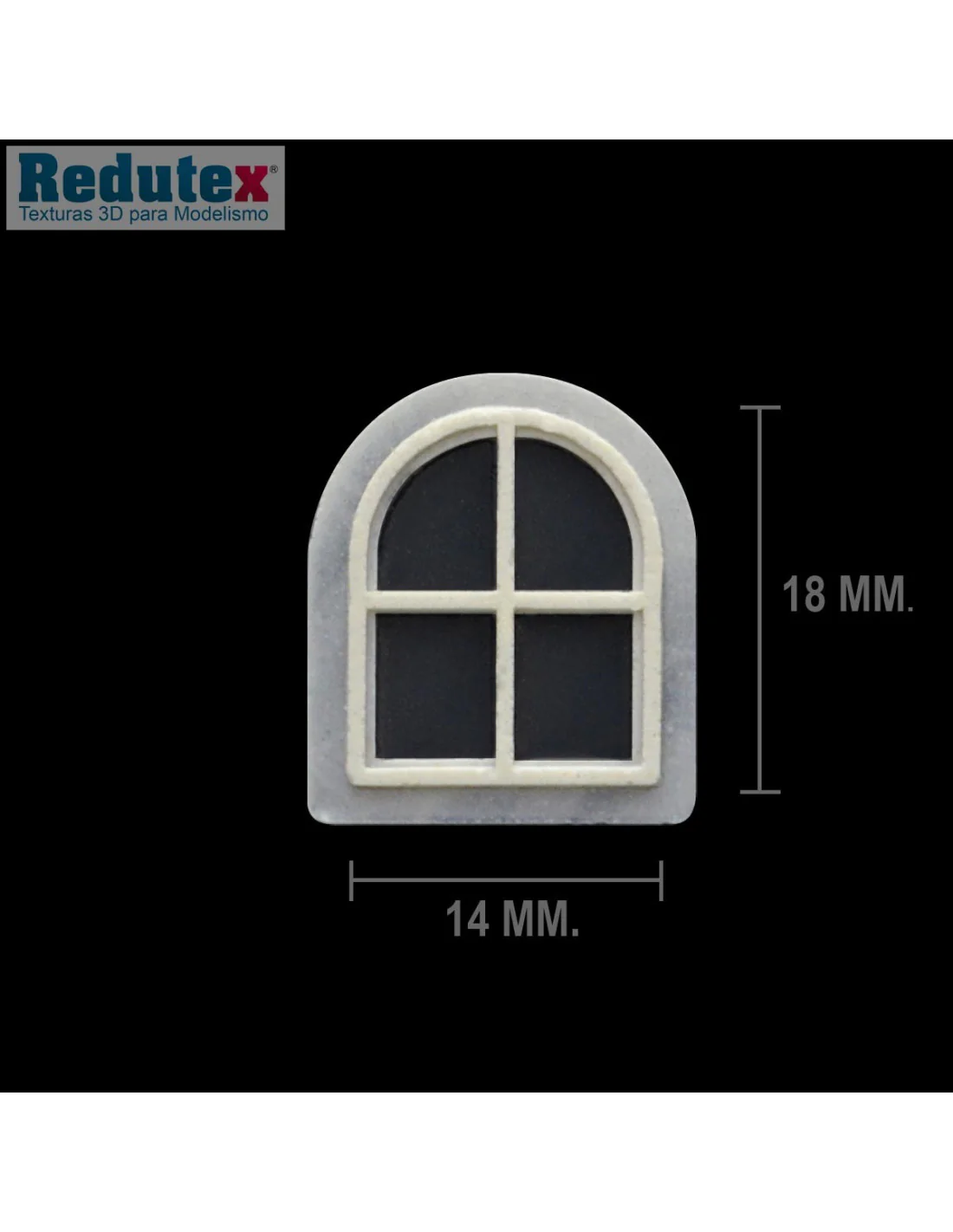 087PO111 Windows 01 (White) 1:87/HO 3D Modelling Sheet - Image 2