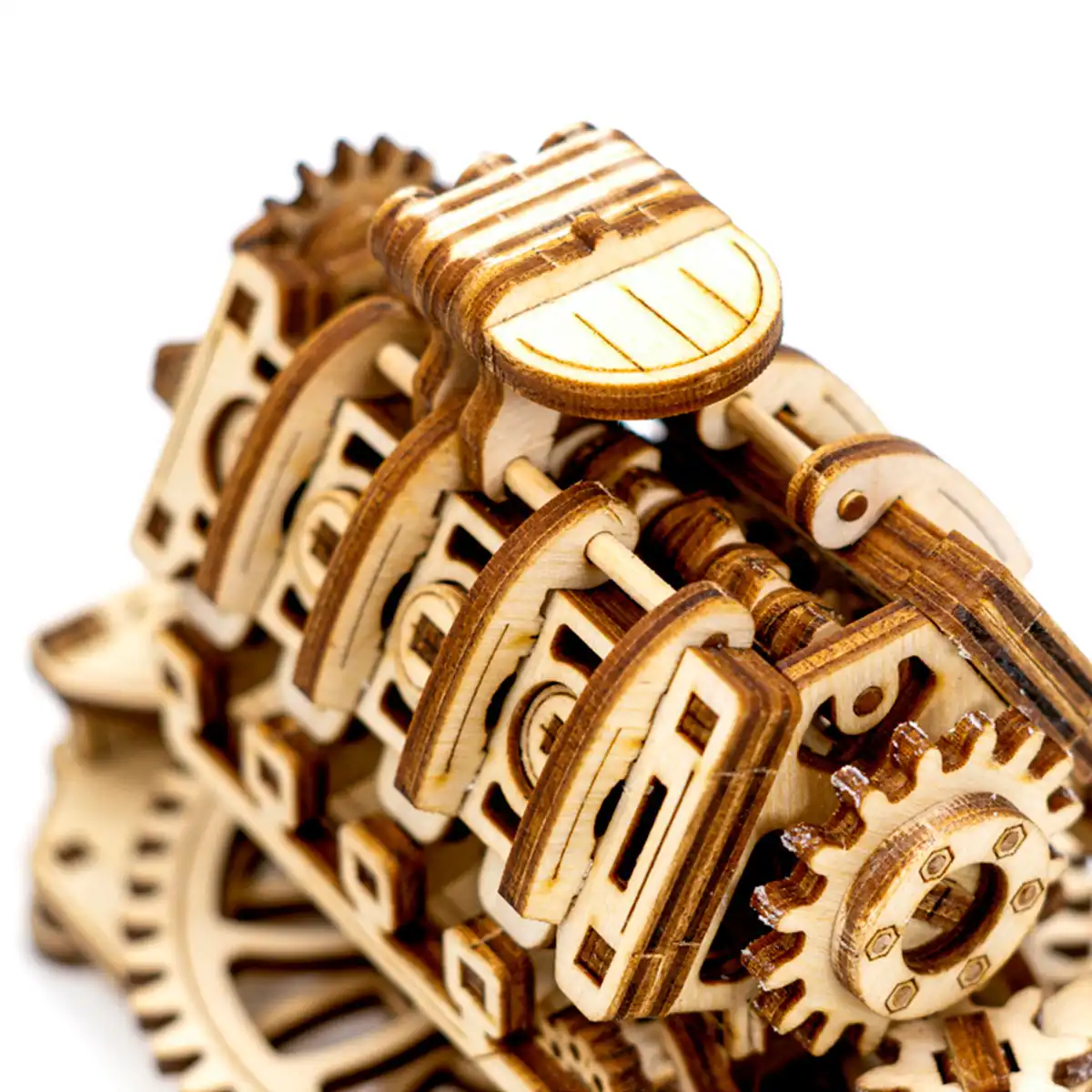 WR316 3D Wooden Mechanical Puzzle – V8 Engine - Image 6
