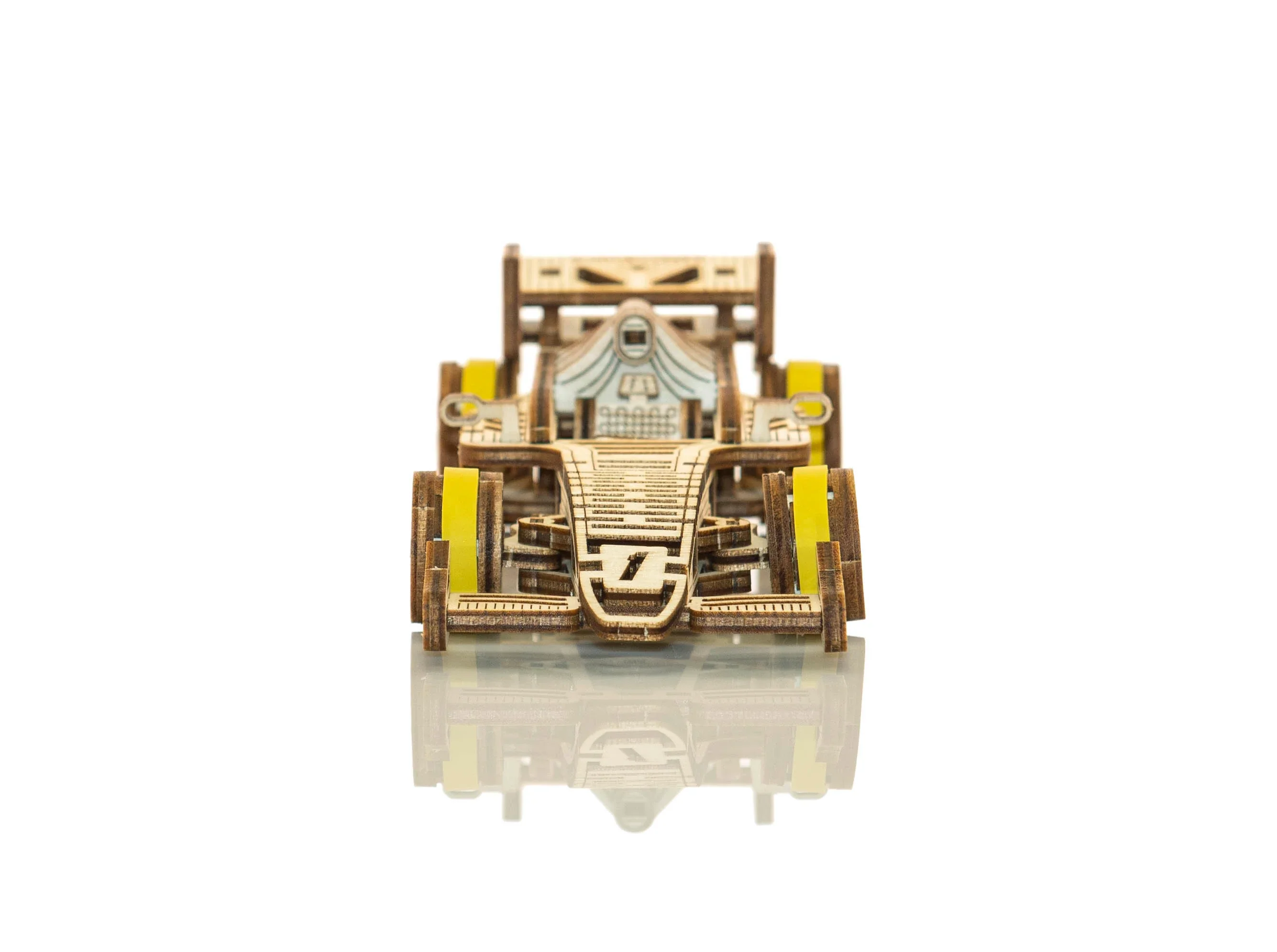 WR326 3D Wooden Car Puzzle - Grand Prix Car - Image 4