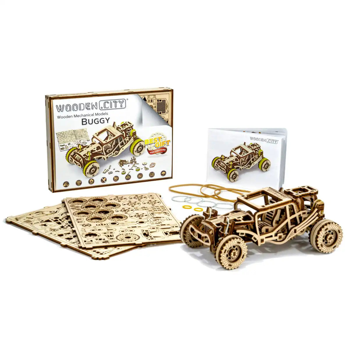 WR336 3D Wooden Car Puzzle – Buggy - Image 8