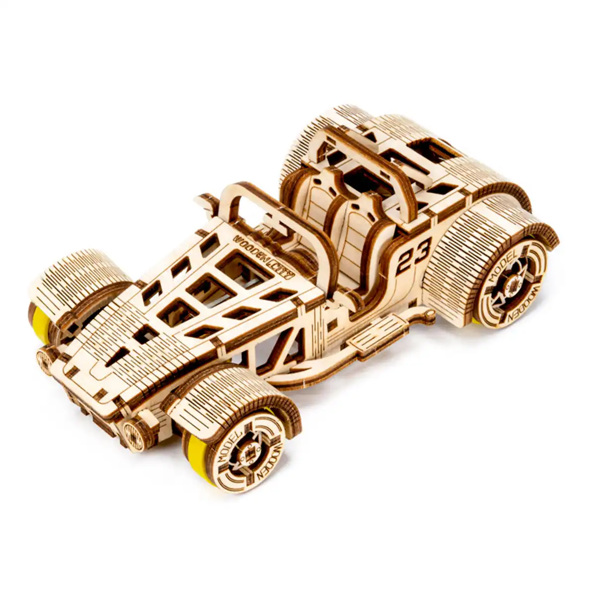 WR337 3D Wooden Car Puzzle – Roadster - Image 6