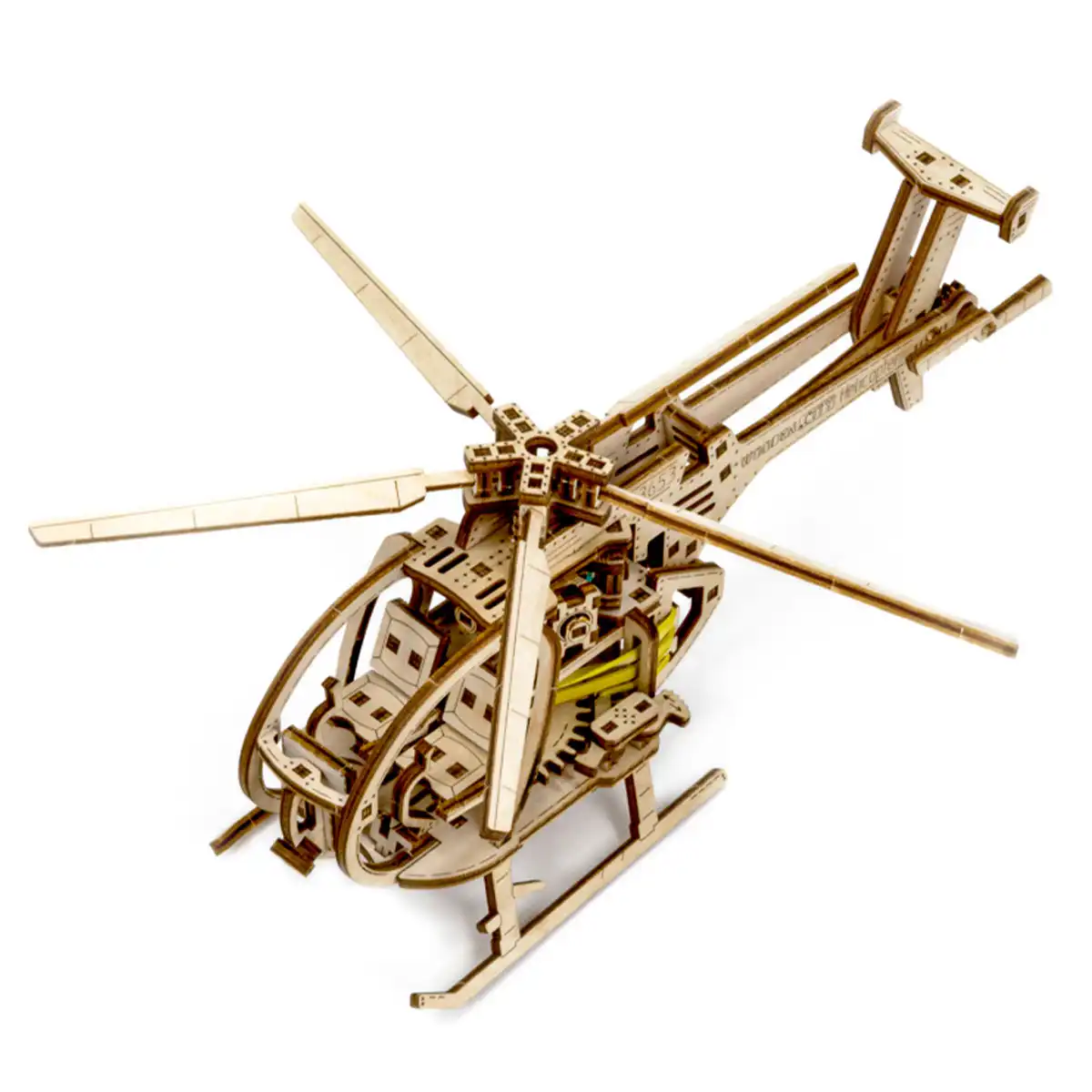 WR344 3D Wooden Helicopter Puzzle – Helicopter - Image 4