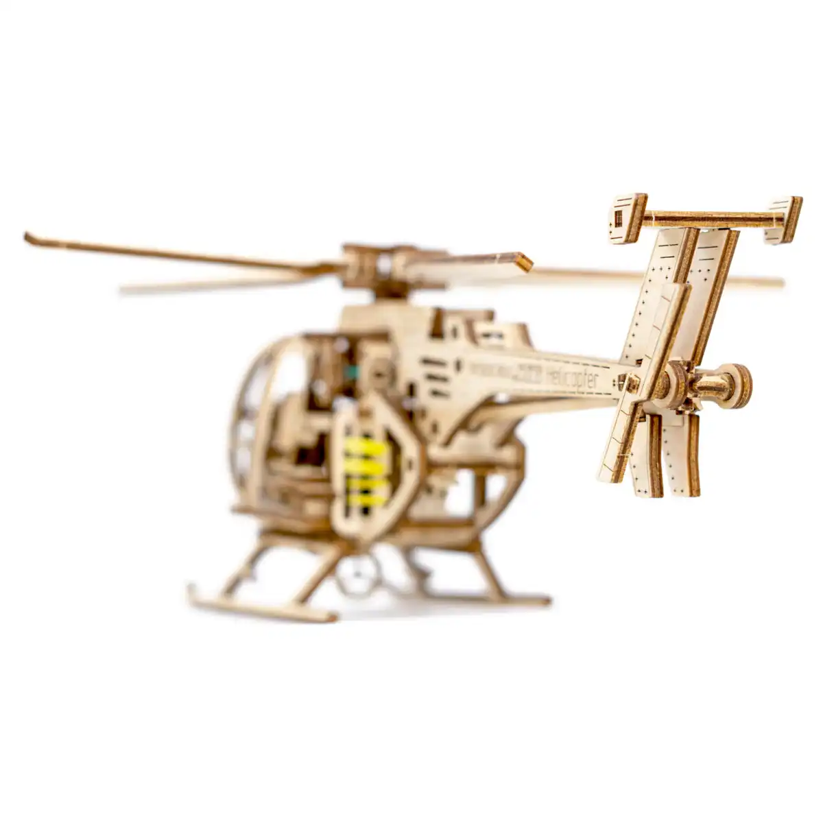 WR344 3D Wooden Helicopter Puzzle – Helicopter - Image 5