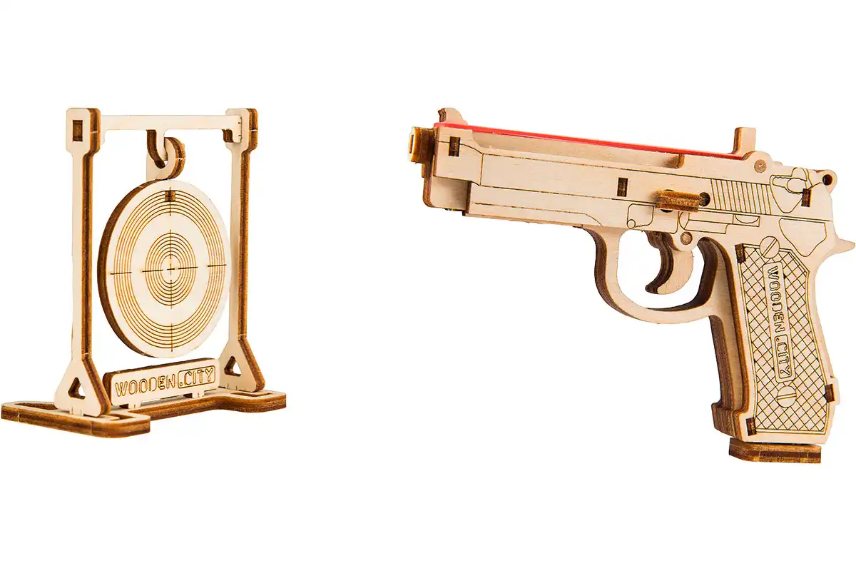 WR347 3D Wooden Gun Puzzle – The Legend BRT-9 - Image 4