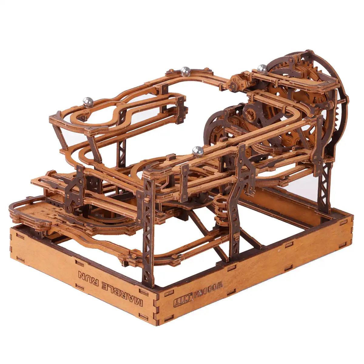 WR353 3D Wooden Puzzle – Marble Run - Image 2