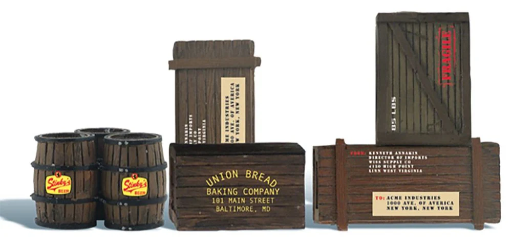WA2564 G Wooden Crates & Barrels