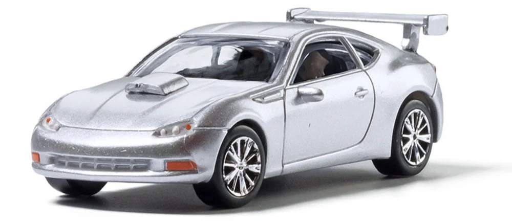 WAS5368 Silver Sports Car