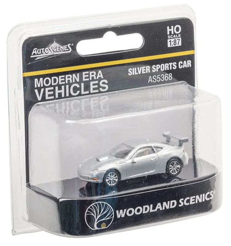 WAS5368 Silver Sports Car - Image 3
