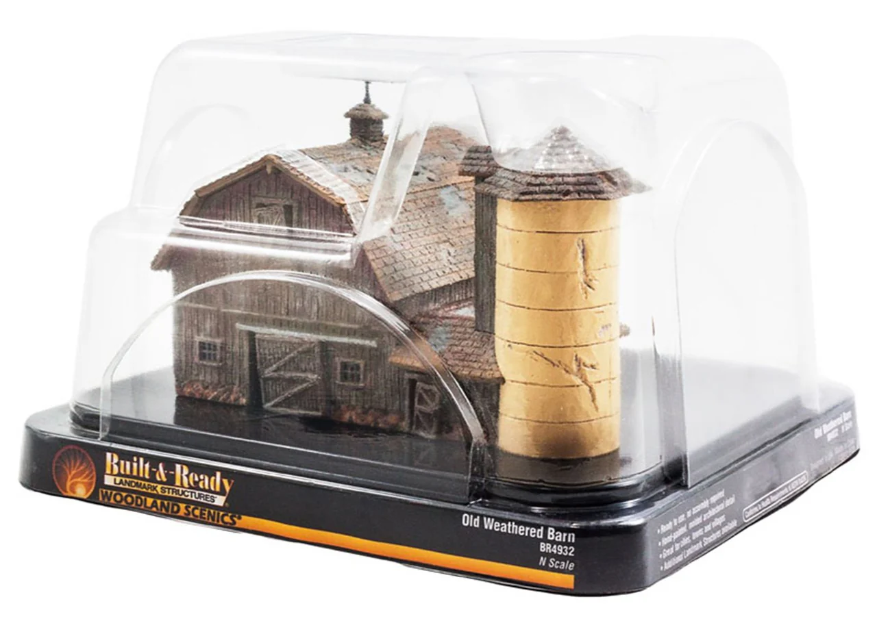 WBR4932 Woodland Scenics - N Gauge Buildings - Old Weathered Barn - Image 5