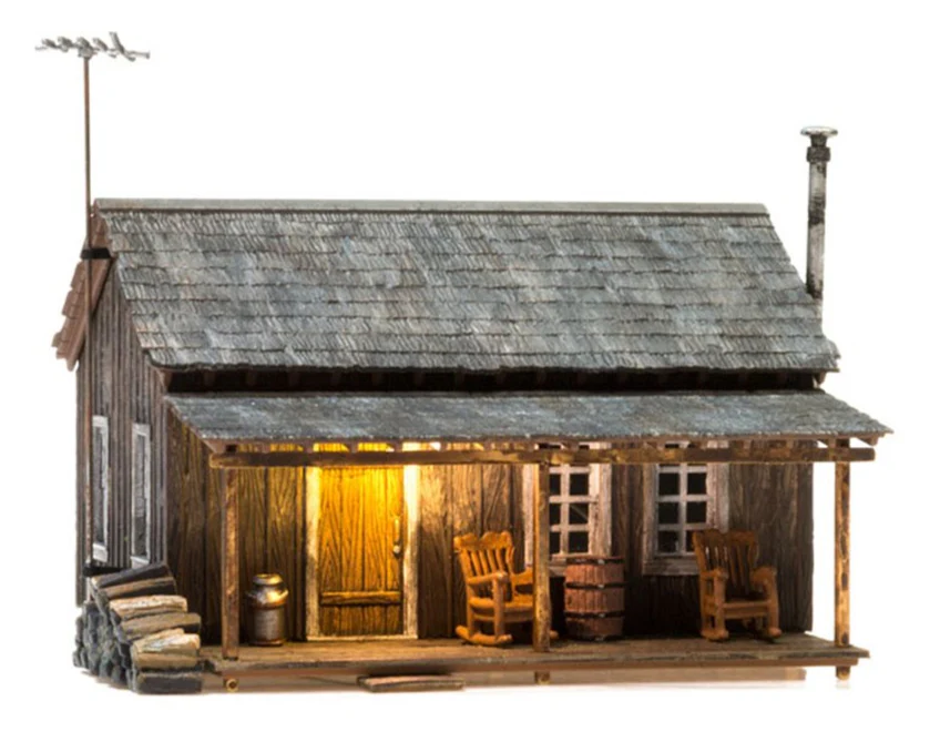 WBR4955 BR4955 Woodland Scenics - N Gauge Buildings - Rustic Cabin