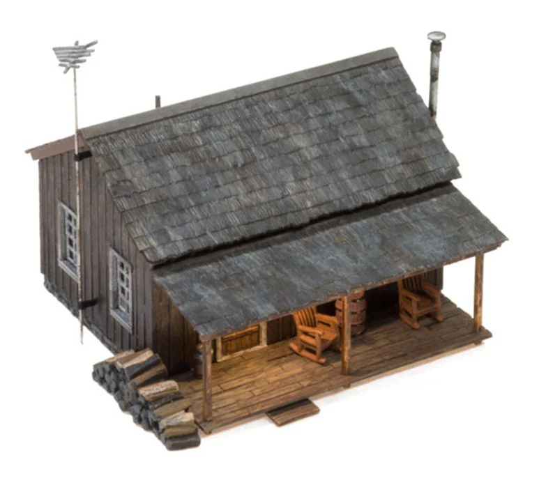 WBR4955 BR4955 Woodland Scenics - N Gauge Buildings - Rustic Cabin - Image 3