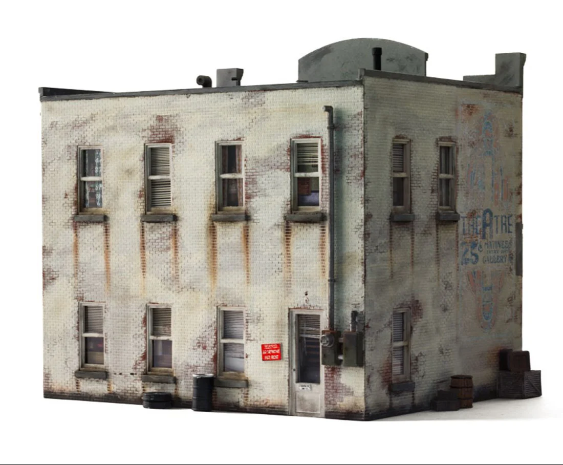 WBR4957 BR4957 Woodland Scenics - N Gauge Buildings - Recruiting Office & Record Store - Image 2