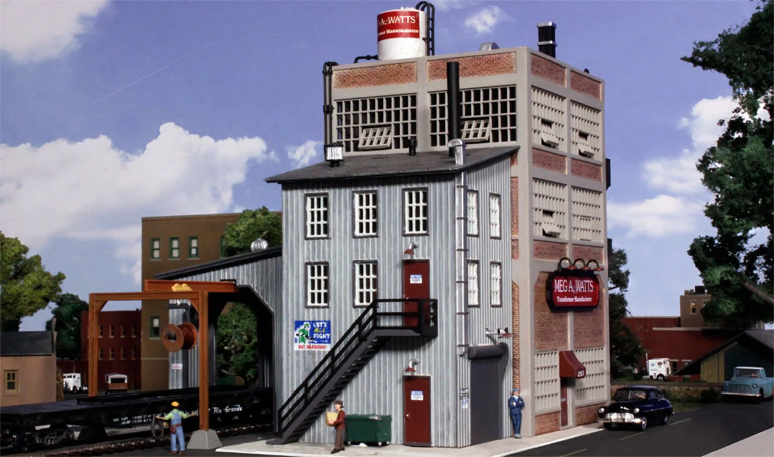 WBR5037 BR5037 Woodland Scenics - HO Scale Buildings - Meg A. Watts Transformers - Image 3