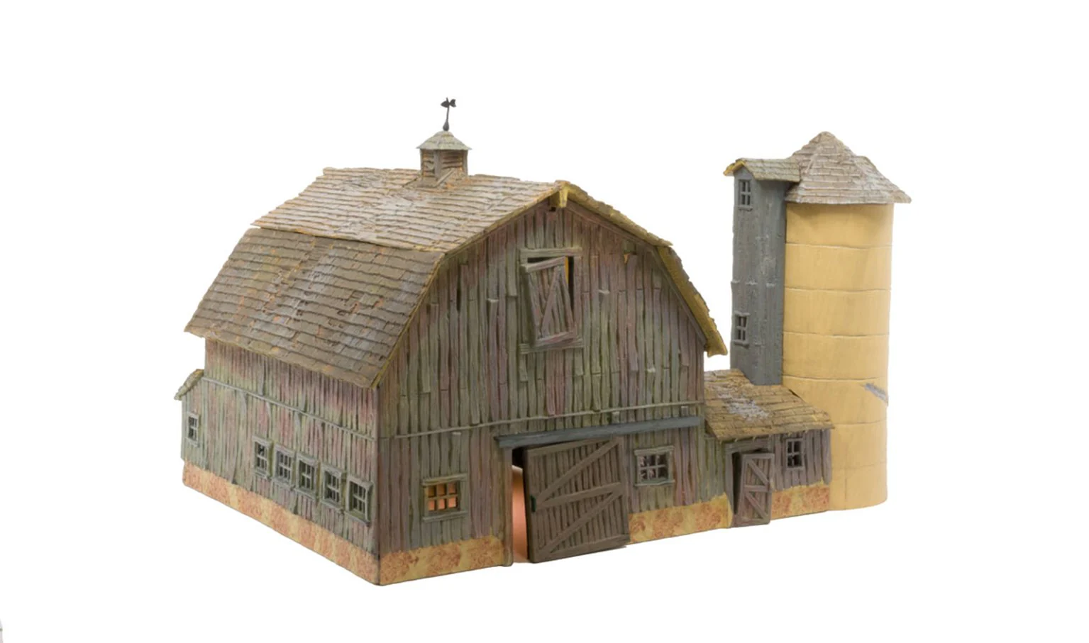 WBR5038 BR5038 Woodland Scenics - HO Scale Buildings - Old Weathered Barn - Image 2