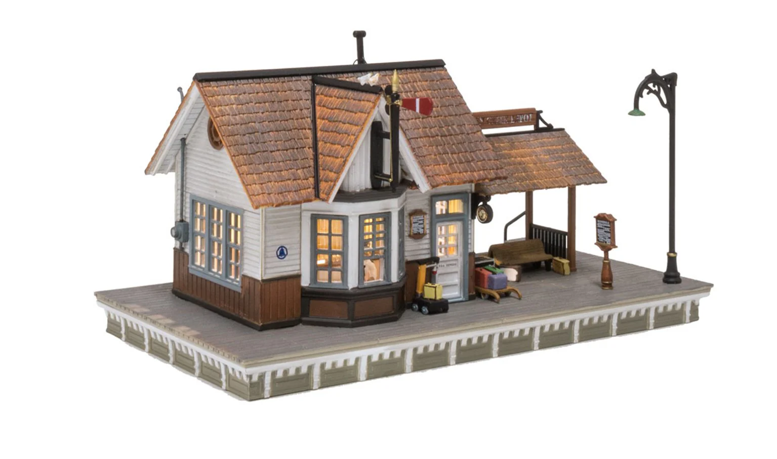 WBR5052 BR5052 Woodland Scenics - HO Scale Buildings - The Depot