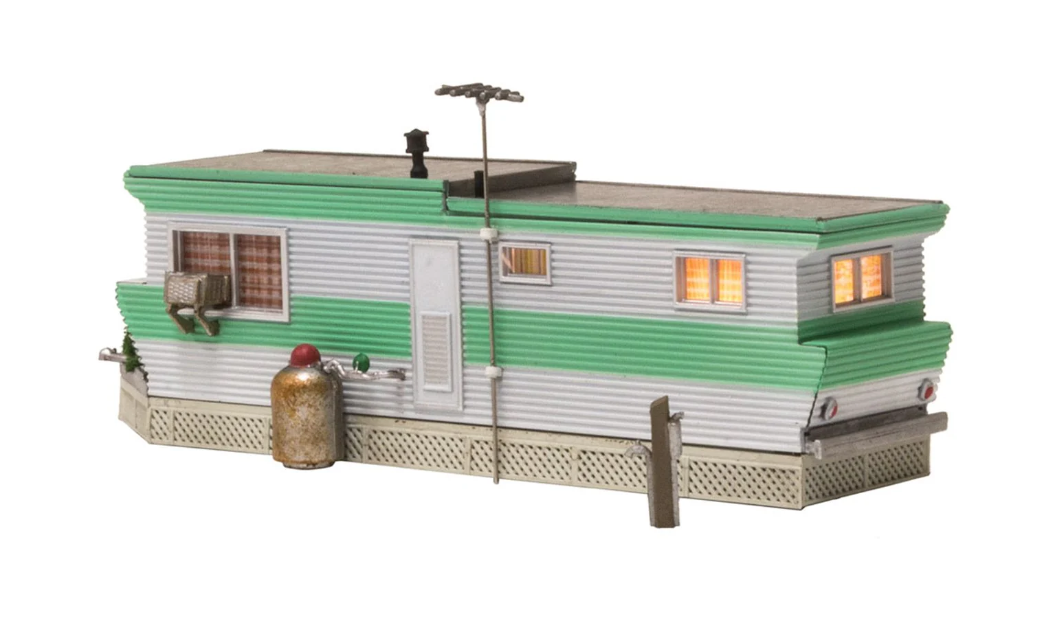 WBR5060 BR5060 Woodland Scenics - HO Scale Buildings - Grillin' & Chillin' Trailer - Image 2
