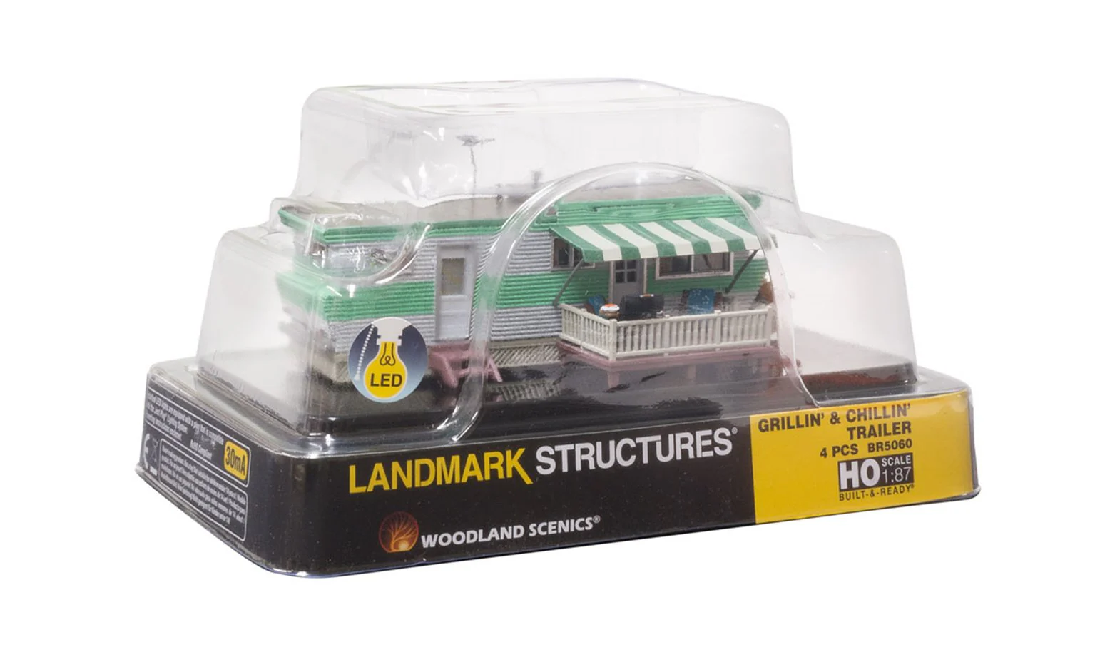 WBR5060 BR5060 Woodland Scenics - HO Scale Buildings - Grillin' & Chillin' Trailer - Image 4