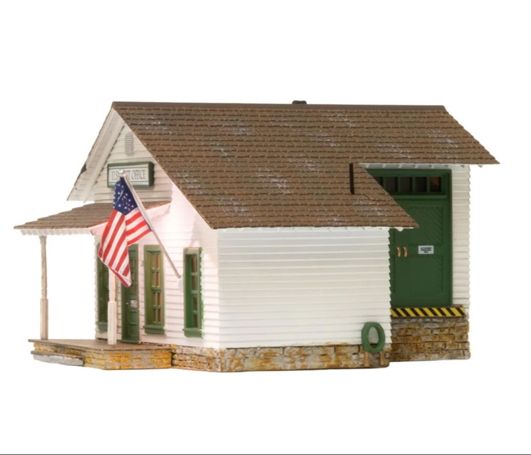 WBR5063 BR5063 Woodland Scenics - HO Scale Buildings - Post Office - Image 3