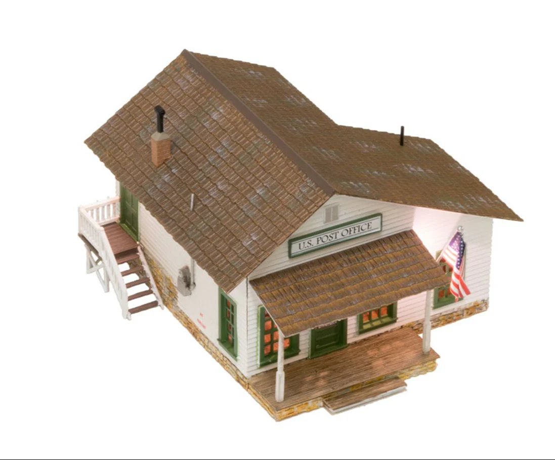 WBR5063 BR5063 Woodland Scenics - HO Scale Buildings - Post Office - Image 4