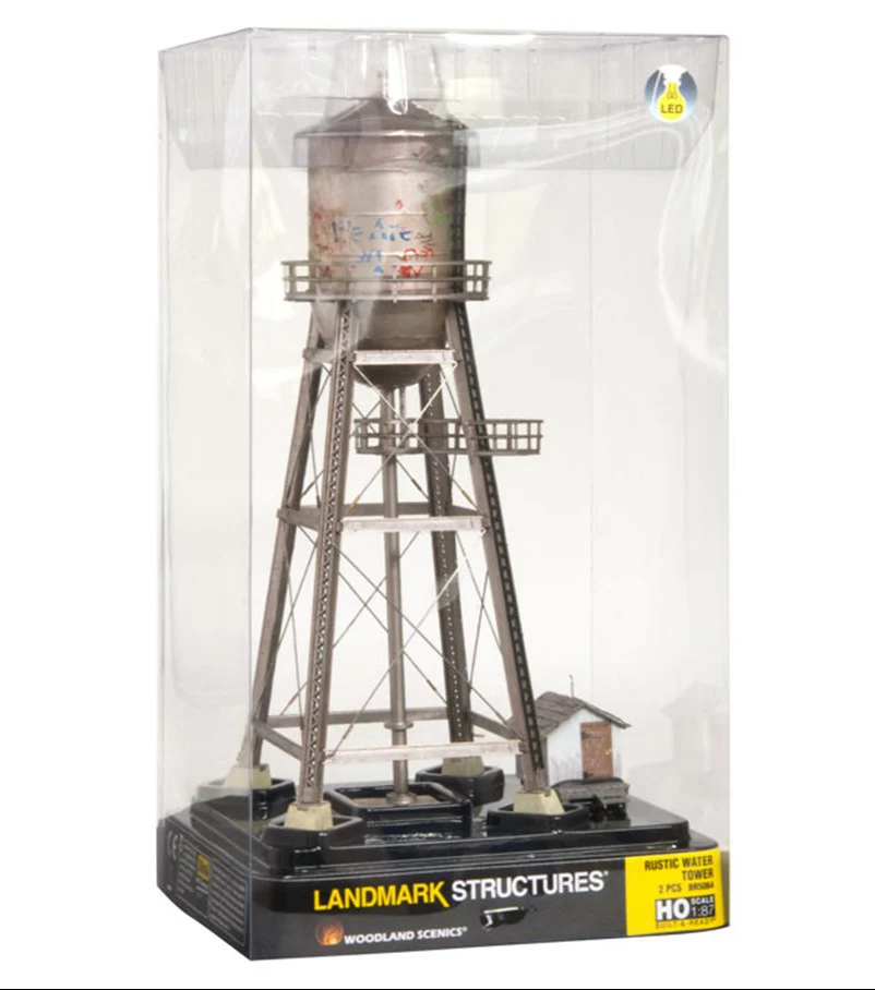 WBR5064 BR5064 Woodland Scenics - HO Scale Buildings - Rustic Water Tower - Image 4