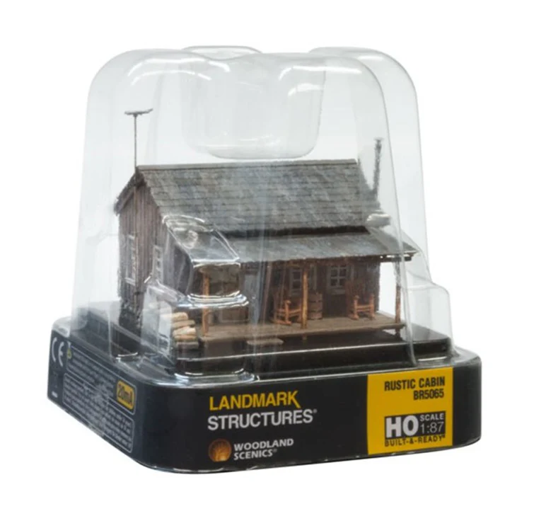 WBR5065 BR5065 Woodland Scenics - HO Scale Buildings - Rustic Cabin - Image 5
