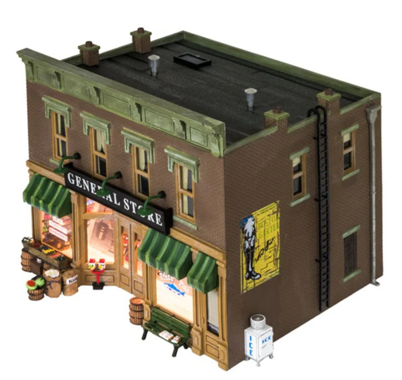 WBR5841 BR5841 Woodland Scenics - O Gauge Buildings - Lubener's General Store - Image 3