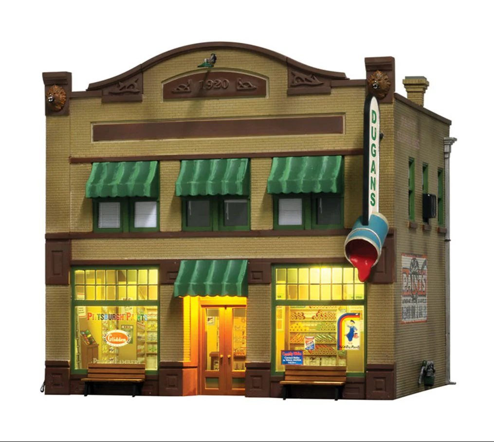 WBR5853 BR5853 Woodland Scenics - O Gauge Buildings - Dugan's Paint Store