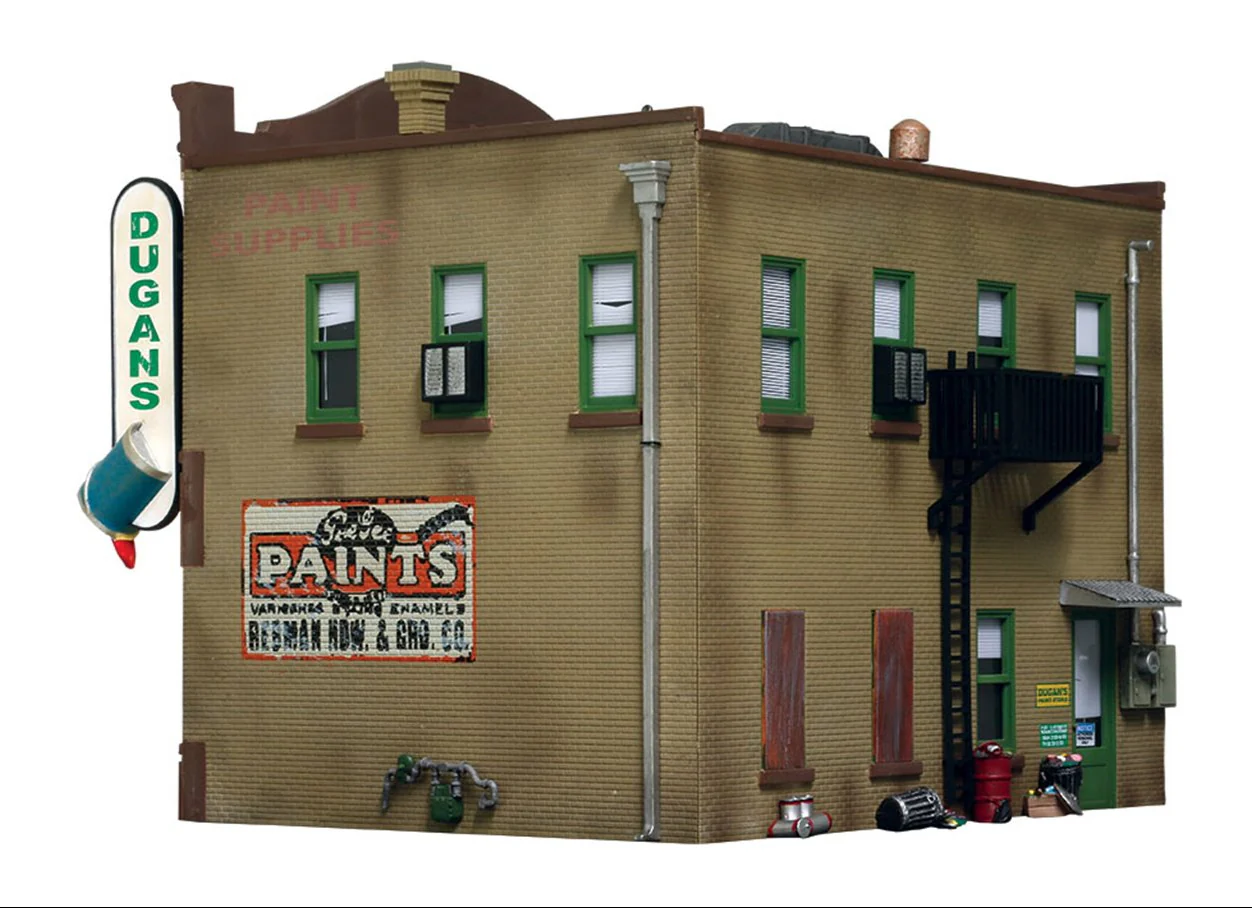 WBR5853 BR5853 Woodland Scenics - O Gauge Buildings - Dugan's Paint Store - Image 2