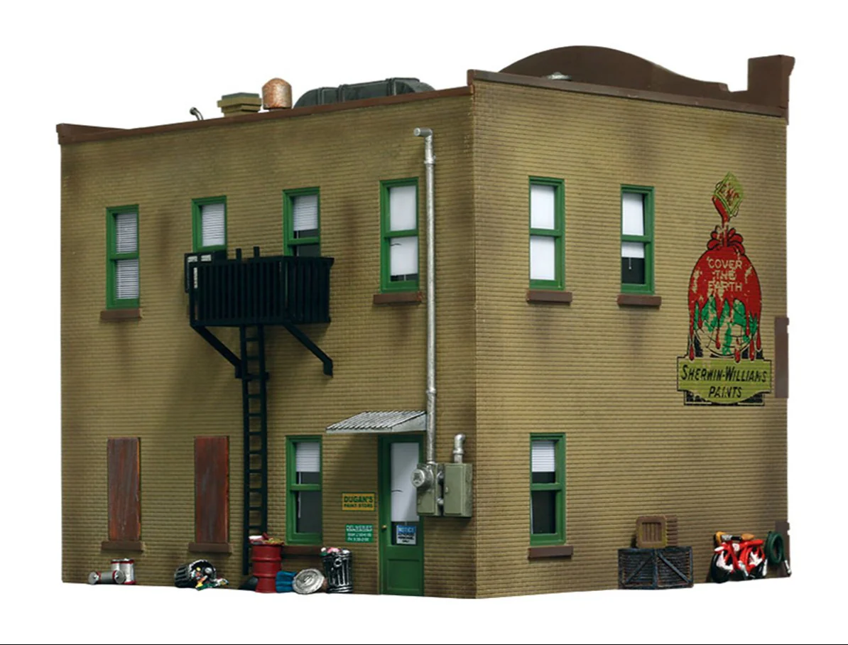 WBR5853 BR5853 Woodland Scenics - O Gauge Buildings - Dugan's Paint Store - Image 3