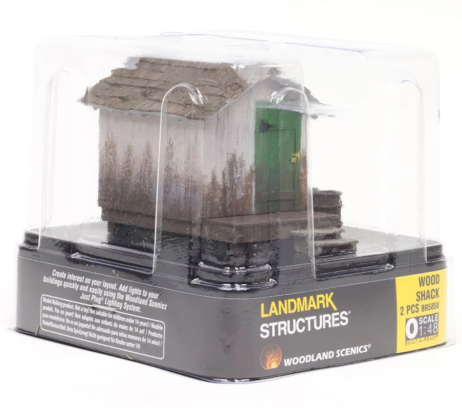WBR5858 BR5858 Woodland Scenics - O Gauge Buildings - Wood Shack - Image 4