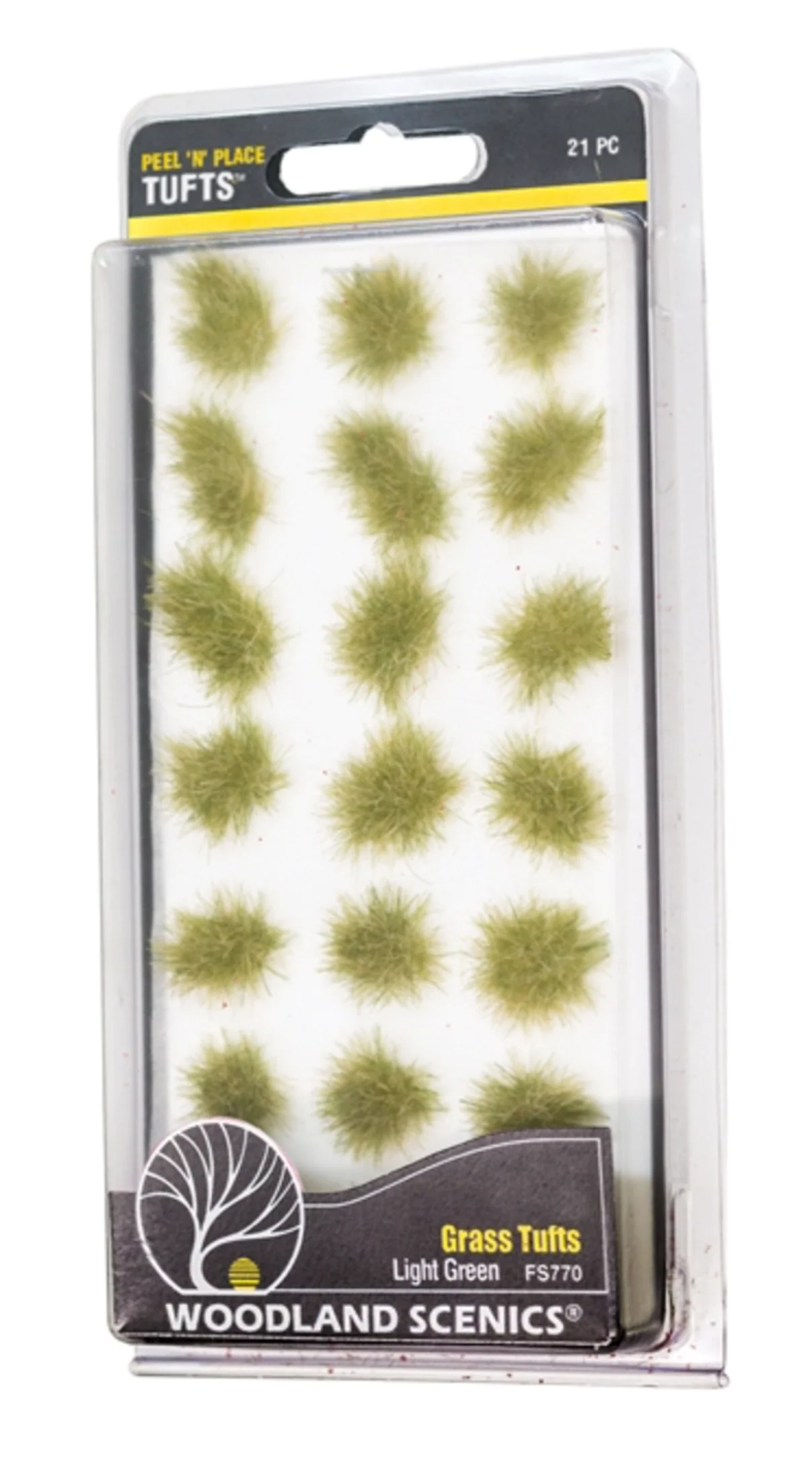 WFS770 FS770 Peel ‘n’ Place Light Green Grass Tufts