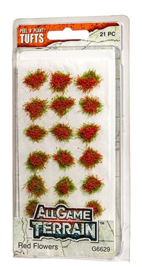 WG6629 All Game Terrain - Red Flower Tufts - Image 2