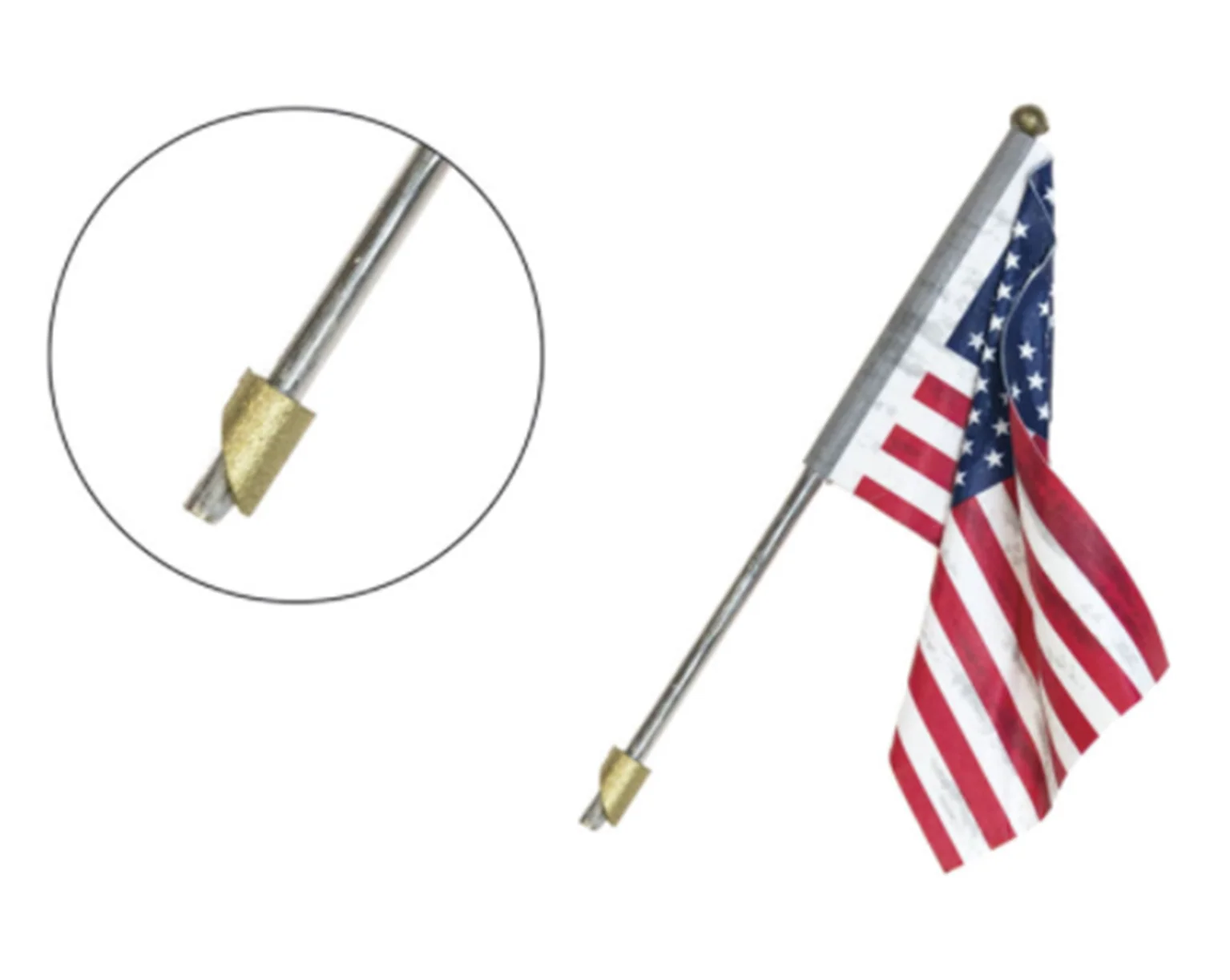 WJP5955 JP5955 Woodland Scenics - US Flag Wall Mount - Large
