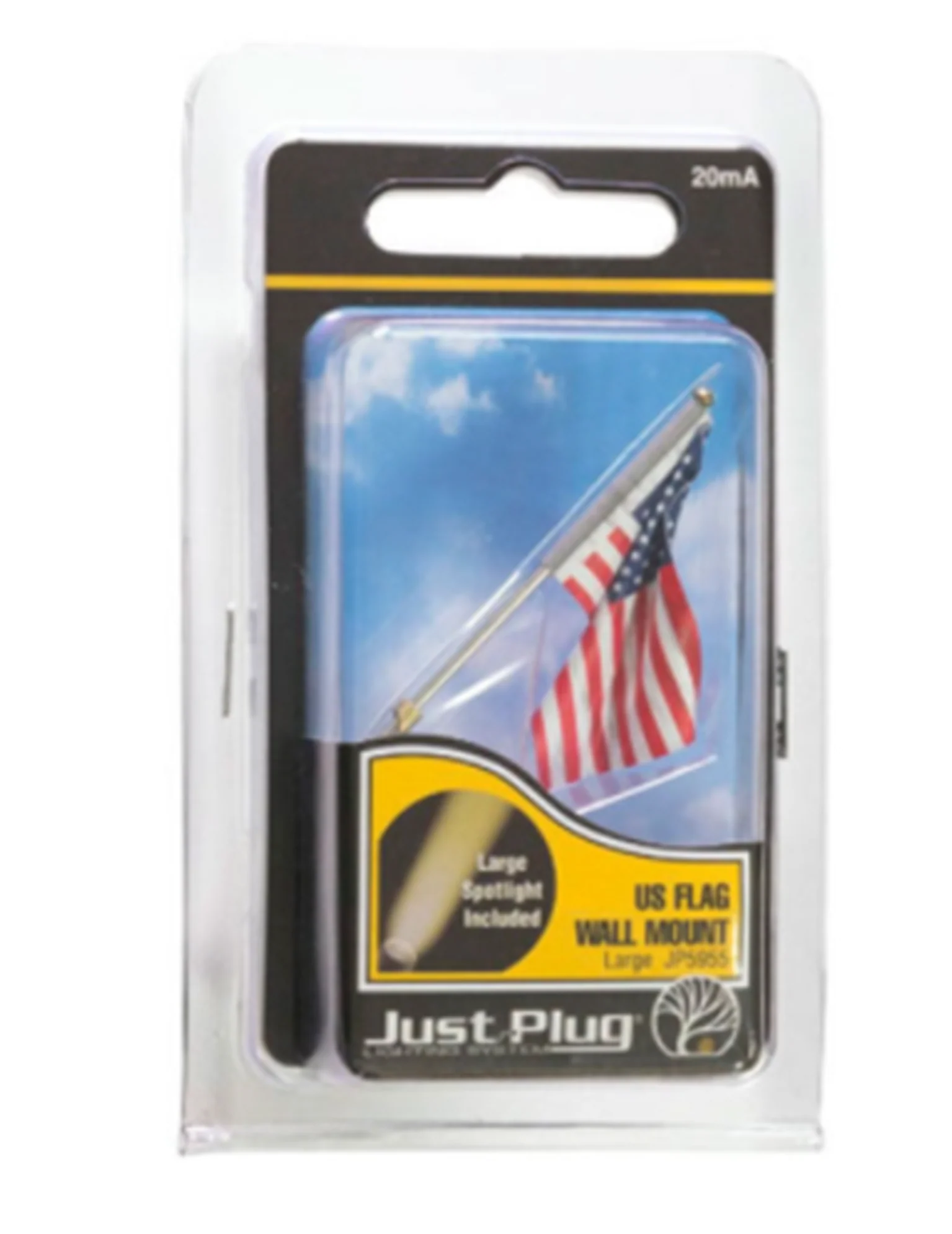 WJP5955 JP5955 Woodland Scenics - US Flag Wall Mount - Large - Image 2