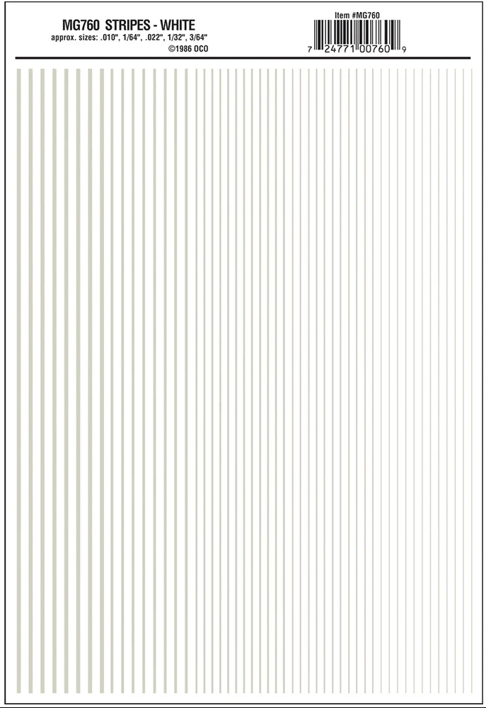 WMG760 Stripes White
