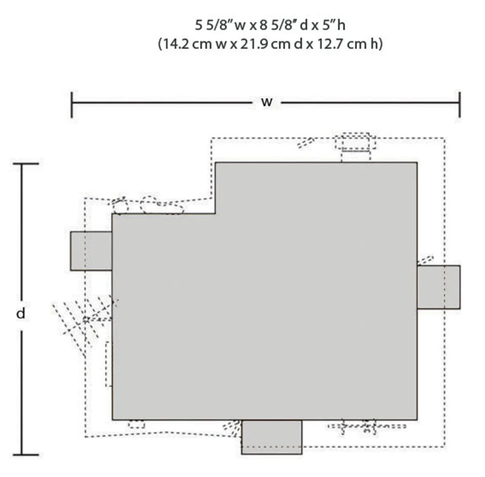 WPF5196 HO Corner Porch House Model Kit - Image 3