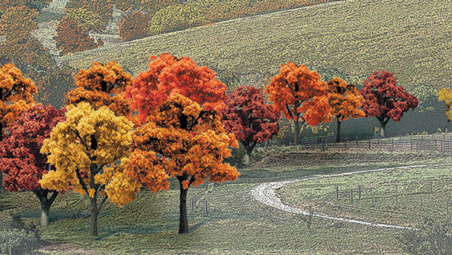 WTR1576 TR1576 Fall Deciduous Trees 2 - 3 inch (Pack of 23) - Image 2