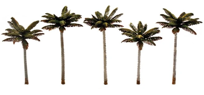 WTR3597 TR3597 3"-3¾" Classic Small Palm Trees (5/Pk)