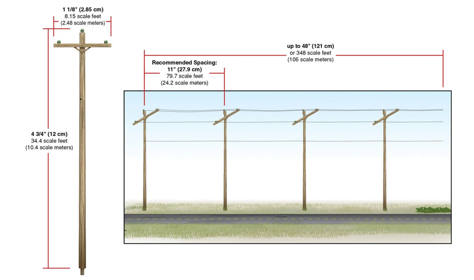 WUS2265 US2265 Utility System Pre-Wired Poles - Single Crossbar - Image 3